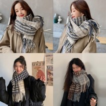 여성머플러 여자목도리 수술머플러