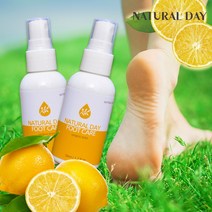 내추럴데이 풋케어 각질제거 및 보습 발 냄새 완화 신발냄새 제거 풋미스트 스프레이 타입 2개