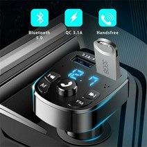 MP3 플레이어 휴대용 자동차 블루투스 오디오 fm 송신기 라디오 무선 핸즈프리 음악 수신기 듀얼 usb 인터페이스 고속 충전기 어댑터, 협력사
