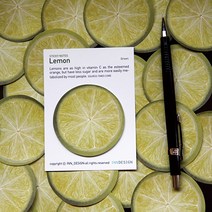 Lemon(green)_접착식 메모지