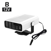 자동차 온풍기 열풍기 히터 120w 전기 dc 12v 난방 팬 휴대용 서리 제거 장치 난방 전기 서리 제거 장치 냉각 팬 e7r3, 하얀