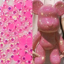 당일배송 브릭베어 23cm diy 보석십자수 키트 핸드메이드 베어브릭, 16.젤리로즈 23cm