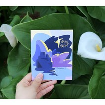 말씀 엽서/ 기독교 일러스트 [일어나라 빛을 발하라]