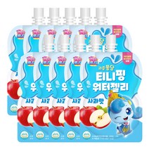 캐치티니핑 과즙퐁당 티니핑 워터젤리 110ml 사과맛 샤샤핑, 10개