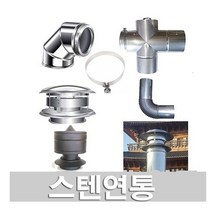150mm 스텐연통 /화목난로연통/벽난로연통/연통, 고온단열재