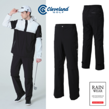 클리브랜드 방수코팅 심실링 스트레치원단 남성 골프비옷바지 레인팬츠 CGMPT31175, CGMPT31175 블랙
