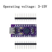 tenstar robot pro micro with bootloader blackblue atmega32u4 5v16mhz module controller mega32u4 leon, C형 USB 3-15v