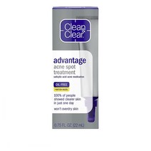 Clean & Clear 클린앤클리어 어드벤티지 아크네 스팟 트리트먼트 젤 22ml 4팩