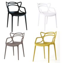 피카소가구 마스터체어 4개묶음 카페의자 인테리어의자 플라스틱의자 식탁의자, 코코아그레이색상 4개