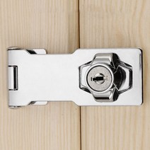 중문 잠금 미닫이 문고리 슬라이딩 잠금장치 이중 열쇠 고정 여닫이 걸쇠 도어락 걸고리 키, 구리180도-대