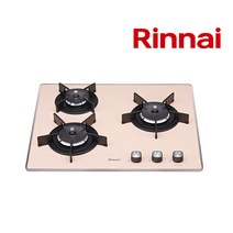 DA.린나이 3구 빌트인 가스레인지 RBR-PF3041PD/핑크/건전지/560X480, RBR-PF3041PD_LNG(도시가스), 설치요청(설치비 현장지급)