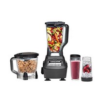 닌자 BL770 메가 키친 시스템 1500W 스무디 가공 반죽 음료 등 4가지 기능 72oz. 블렌더 투수 64온스. 프로세서 볼 2 16oz. ToGo Cups 2 뚜껑 블랙