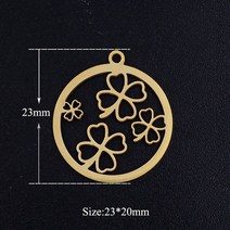 말발굽 편자 5 개몫 스테인레스 스틸 행운을 빕니다 기호 diy 보석 만들기 매력 도매 꽃 목걸이 펜던트 말굽 팔찌 매력, jn385-2x5