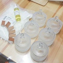 천연소이캔들 DIY/캔들 1kg만들기/메리고 6개 set, 웨딩데이