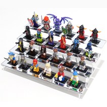 레고캐릭터 레고 미니피규어 전용 받침대 진열대 거치대 보관케이스 레고계단형받침대 모음, 1개