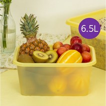 유정랩 신선유지용기 직사각형 6.5L (2P) 밀폐용기 빅박스 야채보관 김치통 그린박스 그린백