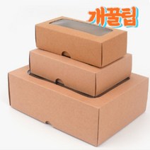 개꿀팁 추석 참기름 박스 투명창 명절선물 더치커피 웰컴키트, 색상/사이즈, 브라운 - 소