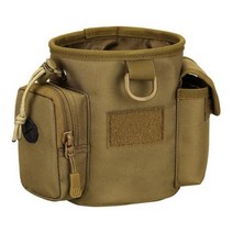 강아지어질리티 애견허들 강아지놀이 휴대용 개 치료 가방 야외 주머니 훈련 먹이 대용량 애완 동물 트레이너 허리 용품, Brown S1