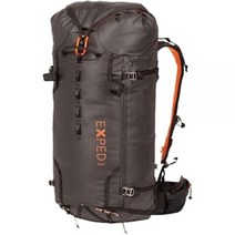 엑스패드 Verglas 40 팩 백패킹 하이킹 등산 백팩 배낭 가방, Medium, Black