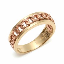 비앤비골드 [비앤비골드] 14K 체인 콤비 반지 NPW18990