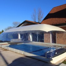 버블텐트 풍선 이글루 텐트 투명 방수 수영장 지붕 제조업체 내구성 pvc 겨울 원형 돔, 맞춤 색상