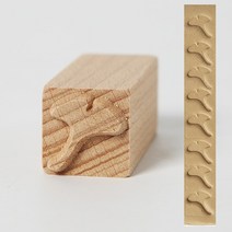 수동 새겨진 된 나무 우표 DIY 점토 도자기 프린팅 블록 도구 물고기 뼈/다람쥐/꽃/사슴 인감, 14 14