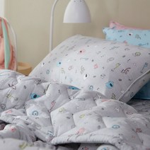 애니 60수 아사면 간절기이불+패드+베개커버 / 가볍고 부드러운 주니어 어린이 침구