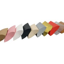 미니 선물용 반달포장박스셋트 손수건 악세사리 포장박스 10pcs 화이트