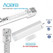 Aqara A1 WiFi 커튼 모터 링크 Mihome Electric 스마트 커튼 트랙 레일 시스템과 함께 작동하는 허브/게이