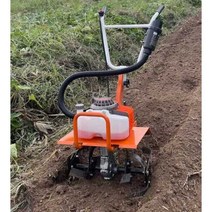 미니 트랙터 농사용 텃밭 관리기 2행정 4행정 경운기, 미니경운기(땅고르기)