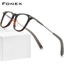 연예인 반무테 금테 반뿔테 대두 성시경 안경테 FNEX아세테이트 티타늄 F85703 레트로 빈티지 스퀘어