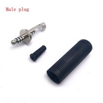 교체 나토 플러그 헤드셋 어댑터 U174/U 어셈블리 스타일 David Clark 군용 헬리콥터 용 남성 또는 여성 커넥터, 01 1pcs Male Plug, 1pcs Male Plug