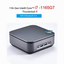 미니 pc windows 11 인텔 i5 1135g7 i7 1165g7 데스크탑 게임 컴퓨터 wifi 6 bt 5 0 Thunderbolt 4 3x4k60ghz 내장 스피커, 램 없음 저장 공간 없음, i5-1135g7, 영국