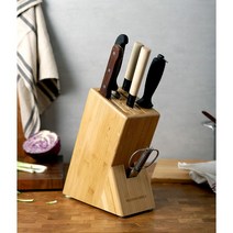 빅나이프 우드블럭 13슬롯 칼집 칼꽂이