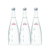 Evian Natural Mineral Water 에비앙 내츄럴 미네랄 워터 750ml 3병 77oz