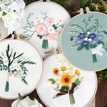 프랑스 자수 세트 DIY 십자수 수예 패키지, 21.별장