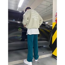 모룸 편안한 골지 와이드 니트 밴딩팬츠 M1839