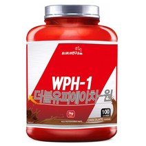 헬스매니아 단백질 헬스보충제 WPH-1 3kg 100회분, 초코맛3kg