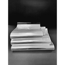 PP이중지 폴리백 투명폴리 비닐속지 [30X38+4] 100장, 가로30 새로42 두께0.05