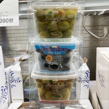 코스트코 이탈리안 올리브 트리오 1.21kg 이탈리아 블랙 그린 올리브 절임 피자 냉장 식품, 1개