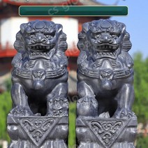 해태 해치 사자 상 석상 장식 액막이 풍수지리, 헤드 높이 25 길이 12 너비 10 1개
