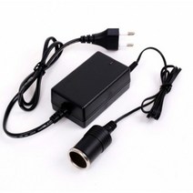 시거잭 변환기 220v 12v 아답터 전원 케이블 일체형 2.5A 5A, 1개