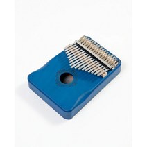 Kalimba 엄지 피아노 17 키 어린이와 성인을위한 휴대용 Mbira 손가락 선물 초보자, 03 Blue