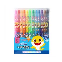 종이나라 12색 핑크퐁 색연필, 1개