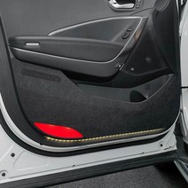 카프트 싼타페 DM 더프라임 도어커버 스크래치 방지 용품, 안전벨트커버