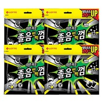 롯데제과 졸음번쩍껌 트윈리필, 4개, 105g