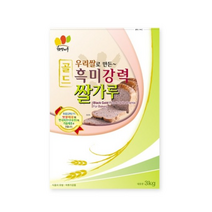 햇쌀마루 흑미 골드 강력 쌀가루 국산, 1개, 3kg