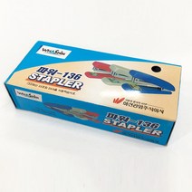 파워-136 사무용 문구용 종이 스테플러 색상랜덤발송 대형스테이플러/심없는스테이플러/스테이플러/리무버/제본용스테이플러/33호/롱스테이플러/제본스테이플러/종이스테이플러/자동스테이플러