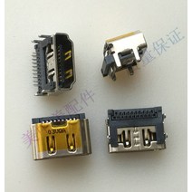 노트북수리키트 Foxconn HDMI 암 커넥터 헤드 시트 고화질 19P DIPin 소켓 인터페이스 플매트 카펫 러그, [02] 10pcs