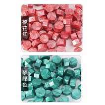 실링왁스인장 스탬프 우드 도장 씰링200pc 왁스 스탬프 카드 만들기 인감 키트 세트 씰링 비즈 생일 봉투, 06 Set 5